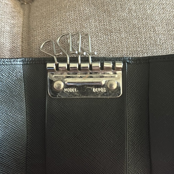 Prada Saffiano Leather Key Case - Picture 6 of 7